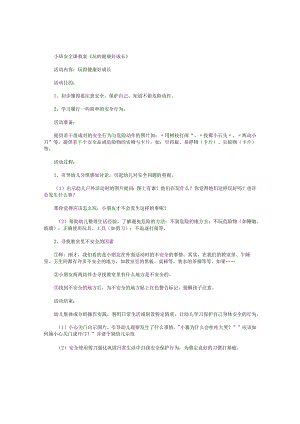 幼儿园小班安全课教学设计《玩的健康好成长》.docx