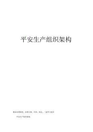 安全生产组织架构.docx