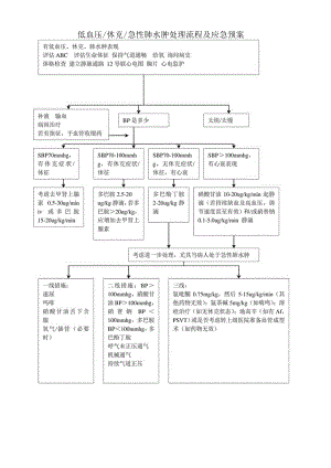 低血压休克急性肺水肿处理流程及应急预案.docx