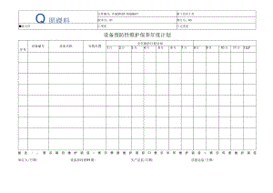 F-SOP-07-10-009-01设备预防性维护保养年度计划.docx