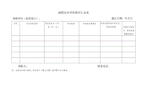 虚假安全评价报告汇总表.docx