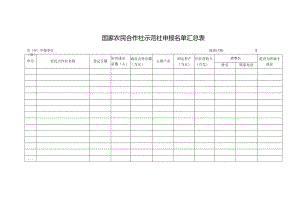 国家农民合作社示范社申报书.docx