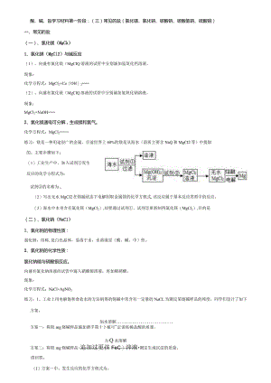 酸、碱、盐学习材料的第一阶段：常见的盐.docx