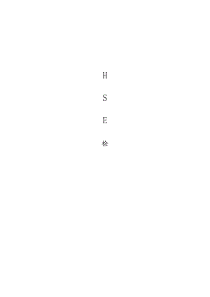 HSE检查表.docx