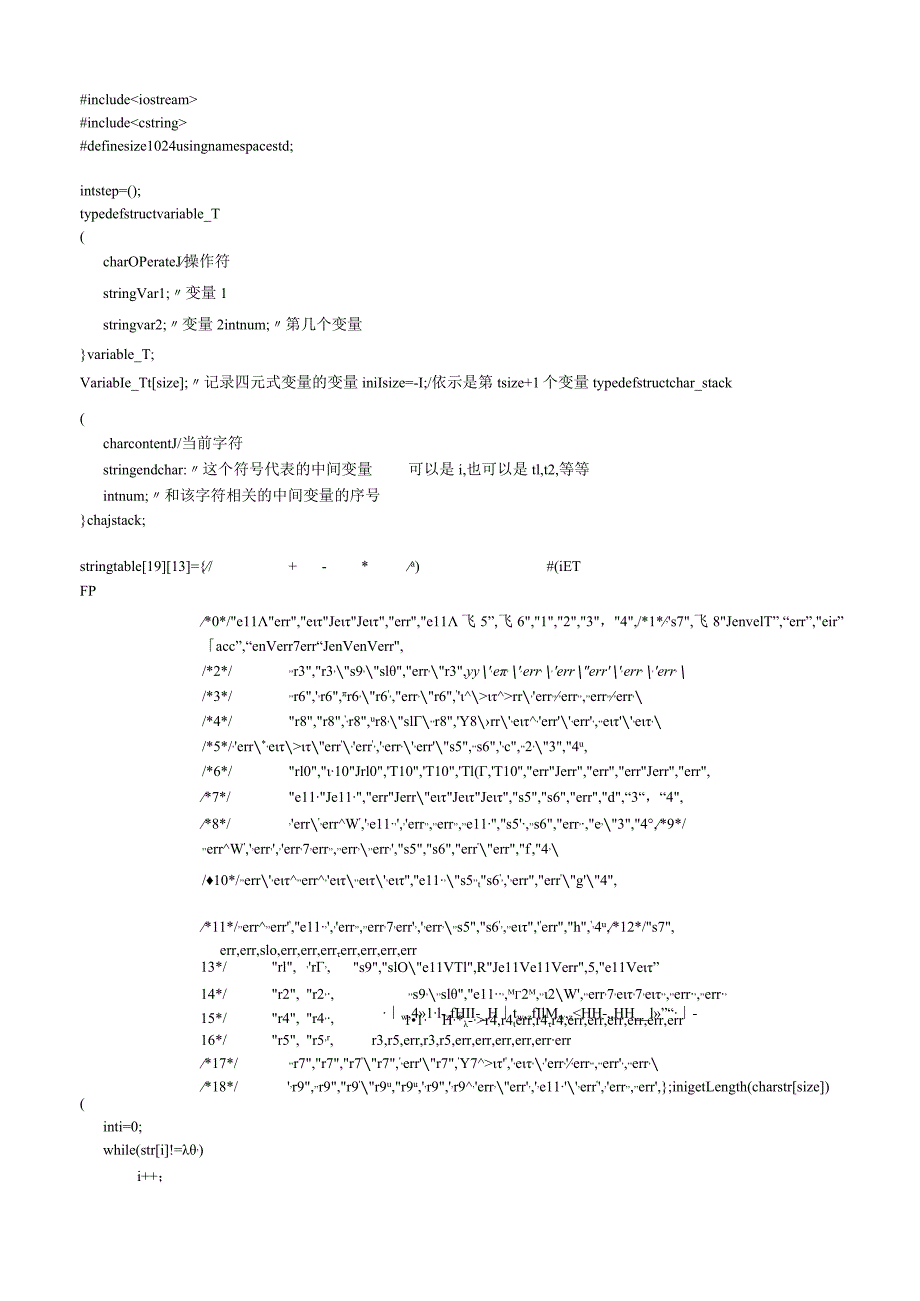 天津理工大学编译原理试验3：语义分析与中间代码生成.docx_第2页