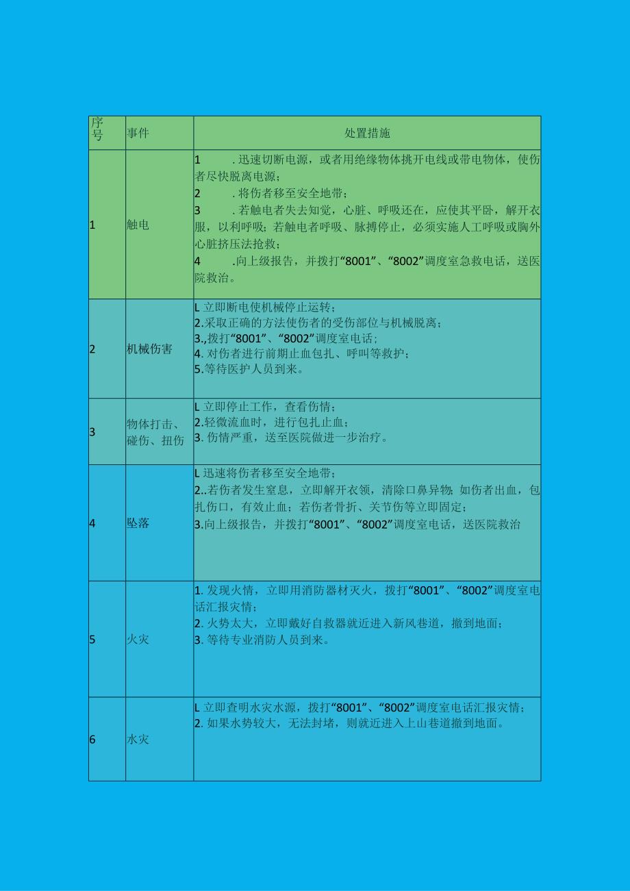 XX煤矿公司应急处置卡.docx_第3页