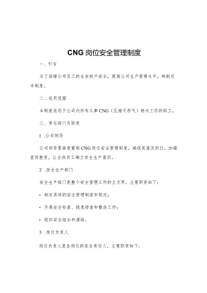 CNG岗位安全管理制度.docx