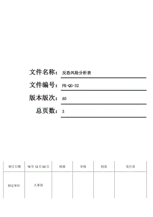 FK-QG-32灾反恐风险分析表.docx