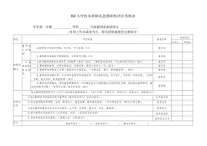 【最新】小学校本研修先进教研组及个人评比考核表.docx