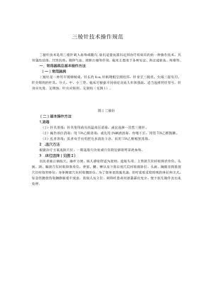 三棱针技术操作规范.docx