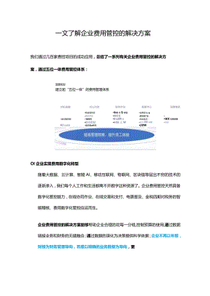 一文了解企业费用管控的解决方案.docx