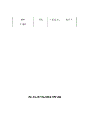 供应室灭菌物品质量反馈登记本.docx
