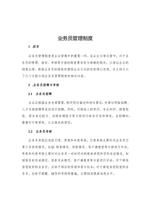 业务员管理制度.docx