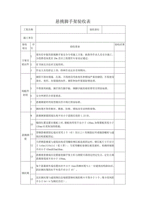 悬挑脚手架验收记录表.docx