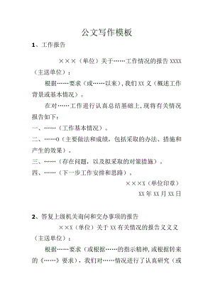 公文写作模板.docx