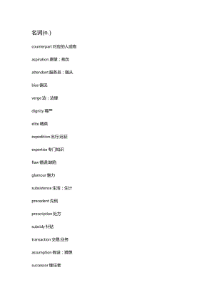 六级考试高频词汇.docx