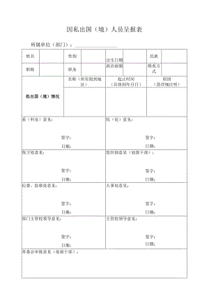 因私出国（境）人员呈报表.docx