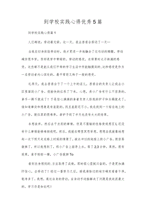 到小学实践心得优秀5篇.docx