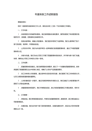 年度体系工作述职报告.docx