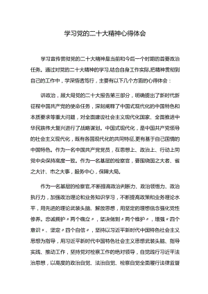 学习党的二十大精神心得体会7.docx