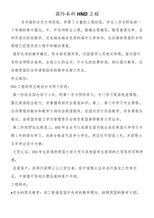 国际本科HND项目.docx