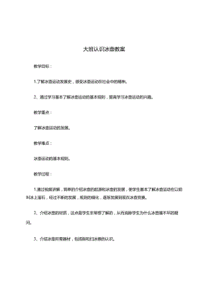 大班认识冰壶教案.docx