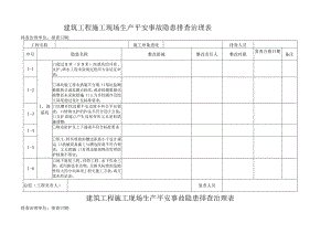 建筑工程施工现场生产安全事故隐患排查治理台账.docx