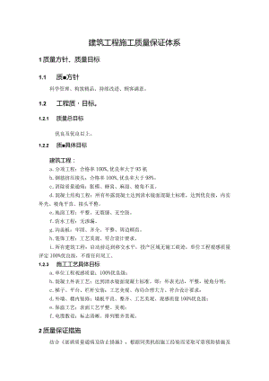 建筑工程施工质量保证体系.docx