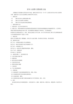 年轻人的消费习惯.docx