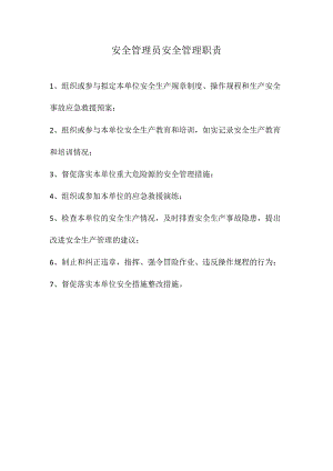 安全管理员安全管理职责.docx
