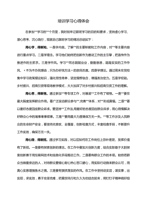培训学习心得体会.docx