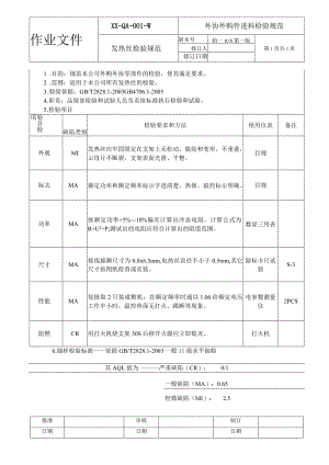 发热丝检验规范.docx