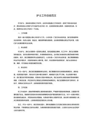 护士工作总结范文.docx
