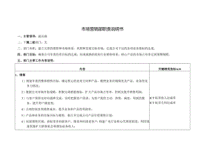 市场营销部门职责.docx