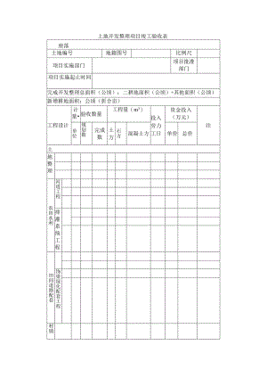 土地开发整理项目竣工验收表.docx