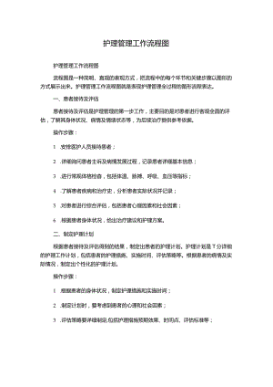 护理管理工作流程图.docx