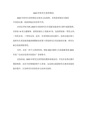2023年研究生获奖情况.docx