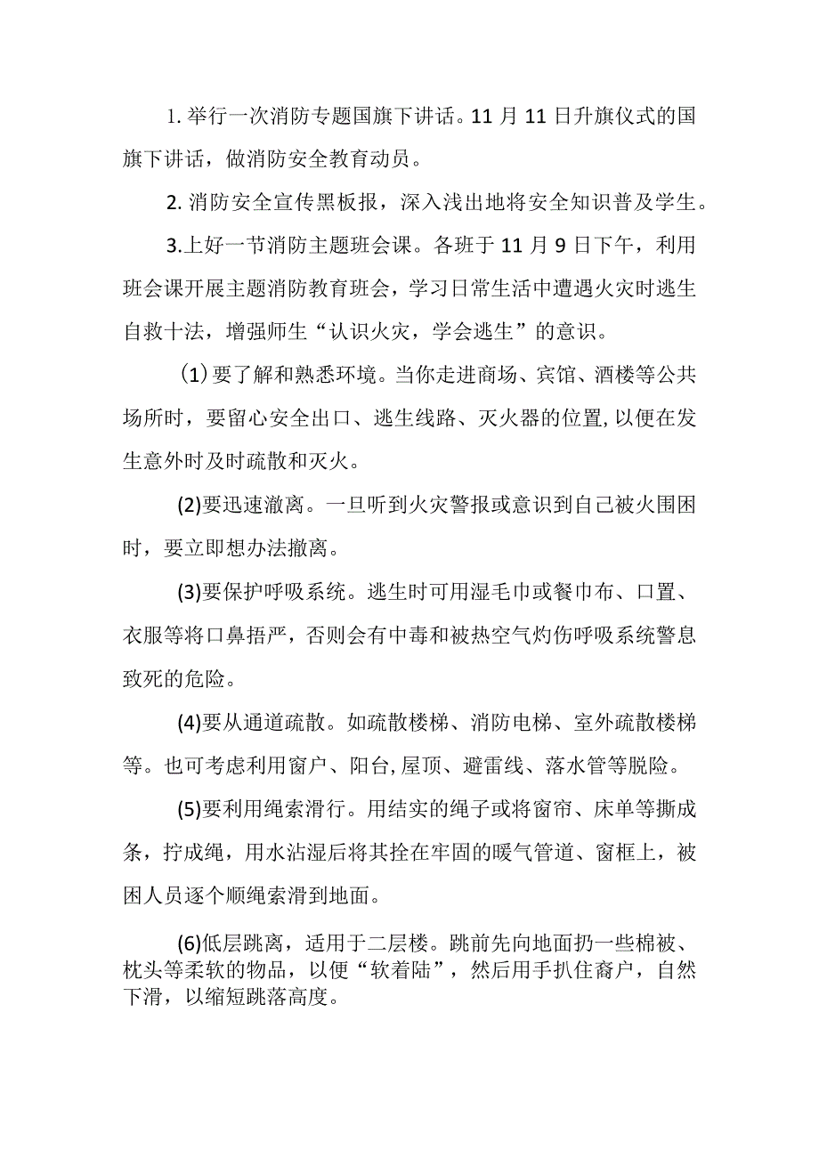 2023年小学“119”消防安全宣传月活动方案.docx_第2页