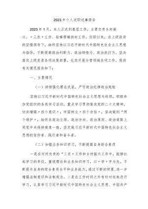 2023年个人述职述廉报告.docx