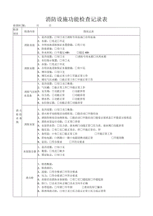 消防设备设施检查表.docx