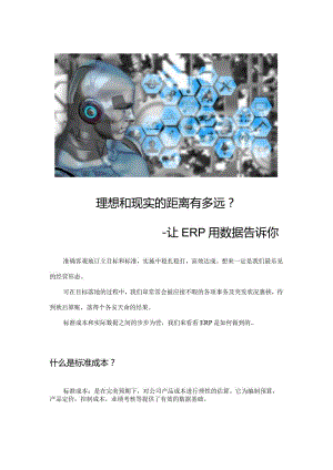理想和现实的距离有多远？-让ERP用数据告诉你.docx