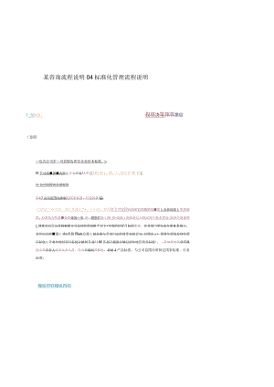 某咨询流程说明04标准化管理流程说明.docx