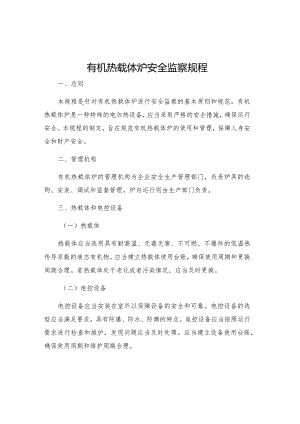 有机热载体炉安全监察规程.docx