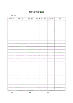 物料采购申请单.docx