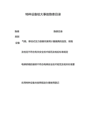 特种设备较大事故隐患目录.docx