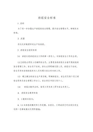 班组安全标准.docx