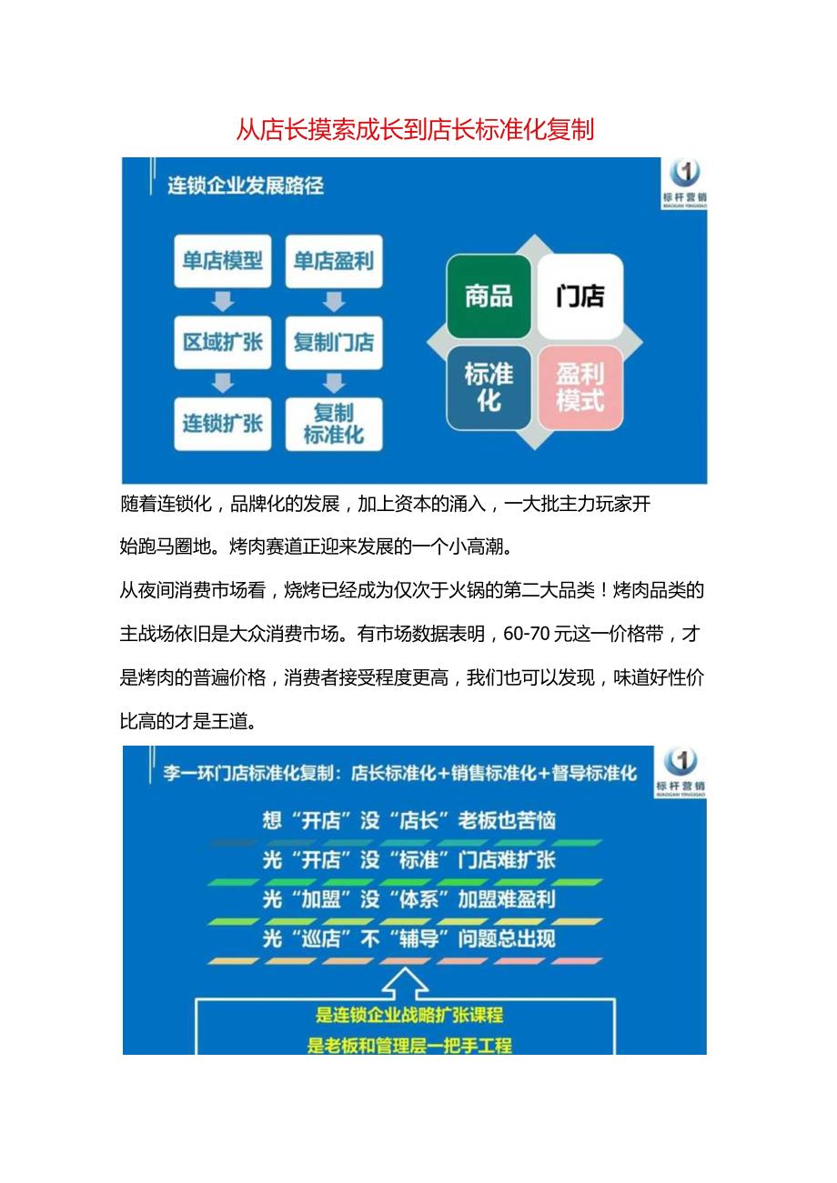 烧烤店长标准化复制：烤肉店长岗位职责与门店标准化手册.docx_第3页