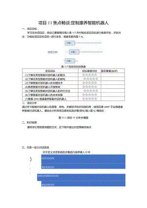 智能语音应用开发工作手册项目11焦点畅谈：定制康养智能机器人.docx