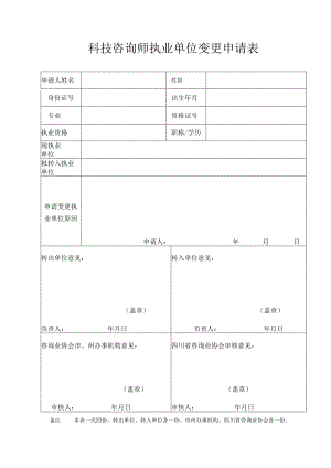 注册会计师转所申请表.docx