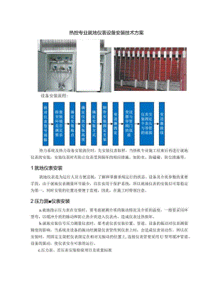 热控专业就地仪表设备安装技术方案.docx